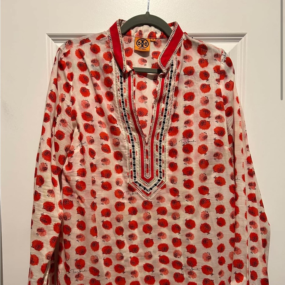 Tory Burch Hedgehog Tunic size 12 - Picture 3 of 7